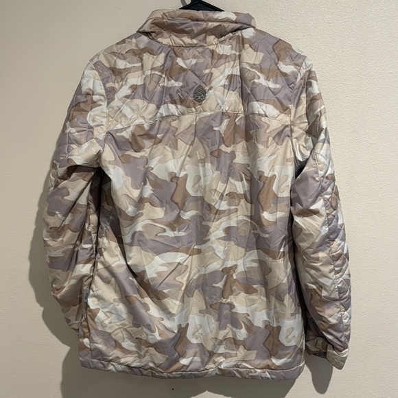 Stio Tan and Cream Puffer Jacket - Picture 2 of 3